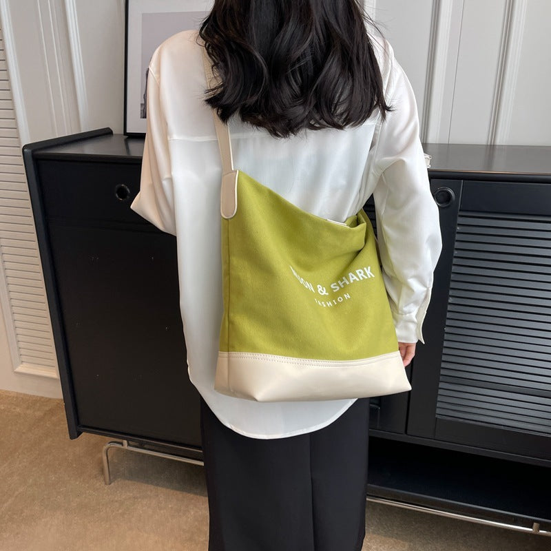 Popular All-matching Canvas Internet Celebrity Crossbody Shoulder Bag