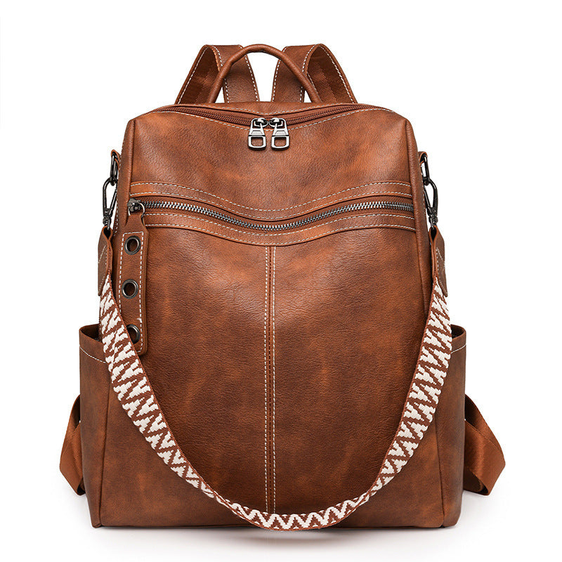 Ins Internet Celebrity Minimalist Large Capacity Versatile Backpack