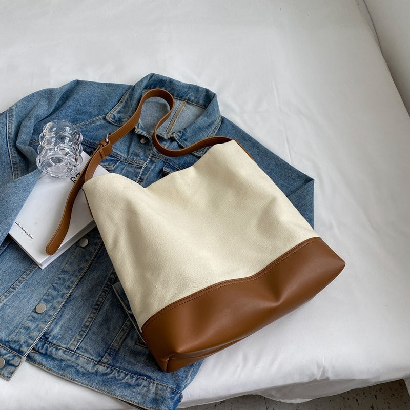 Popular All-matching Canvas Internet Celebrity Crossbody Shoulder Bag