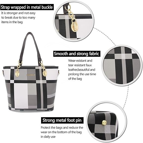 6-piece Set Of Women's Handbags, Handbags, Shoulder Bags, Leather Wallets, Shoulder Bags, Handbags, Crossbody Bags, Wallets, Hand-held Bags