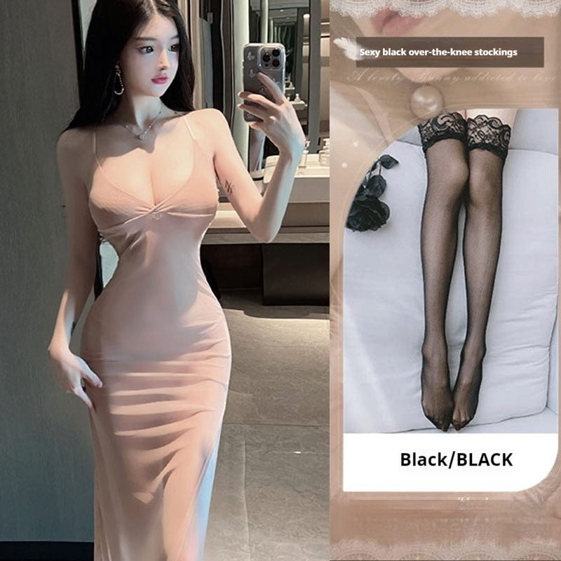 Sexy Underwear Sheath Dress Cross Shoulder Strap