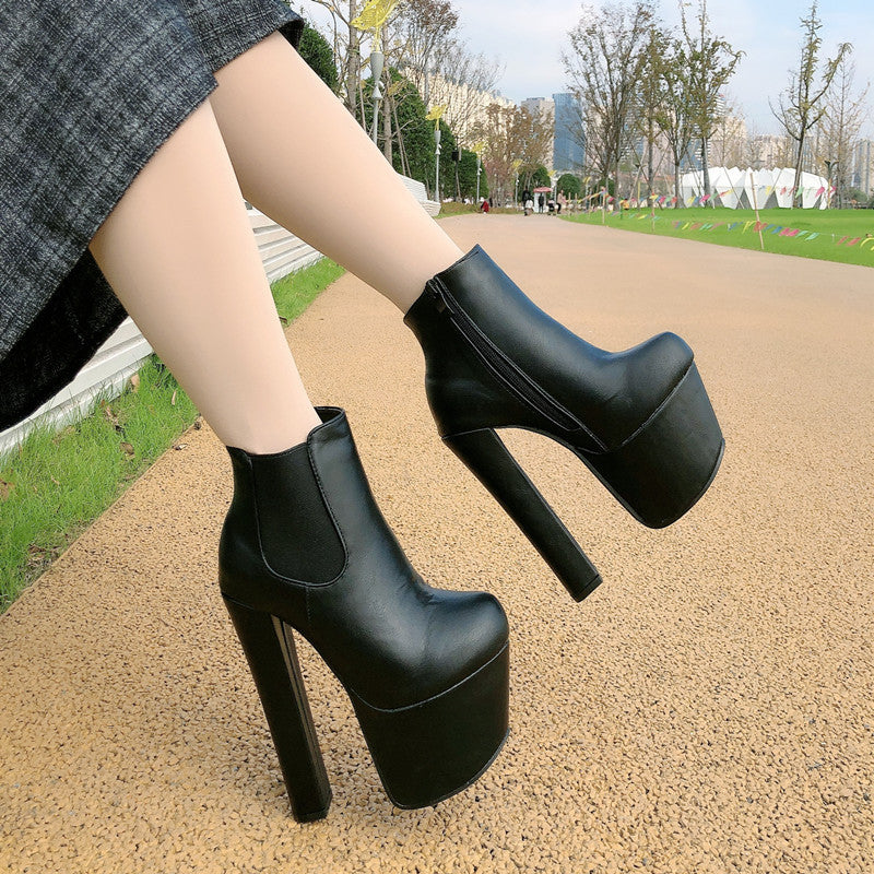 Women Platform Thick Soled Heel Shoes