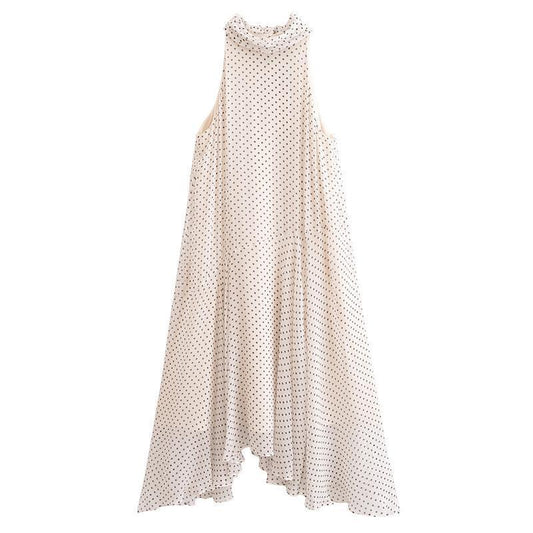 Polka Dot Halter Spring Foreign Trade Leisure Dress