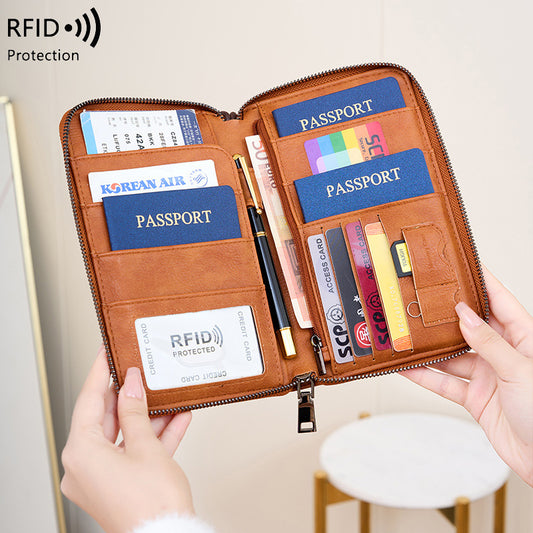 Fashion Personality And Versatility Passport Wallet