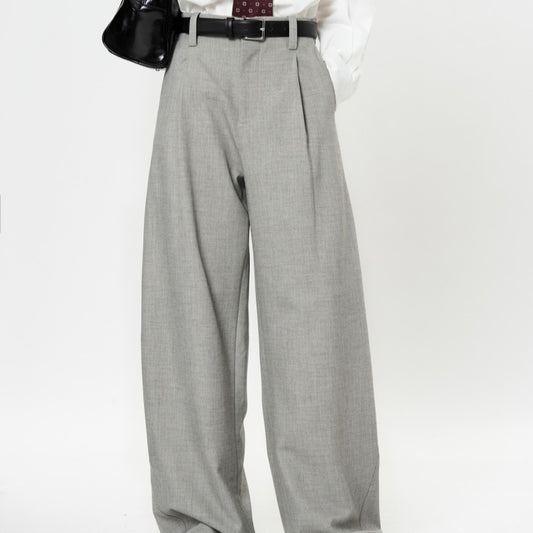 Profile Suit Pants Vertical And Smooth Casual Straight Trousers